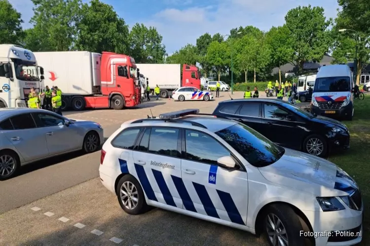 Actieweek tegen criminele inmenging in de transportbranche Midden-Nederland