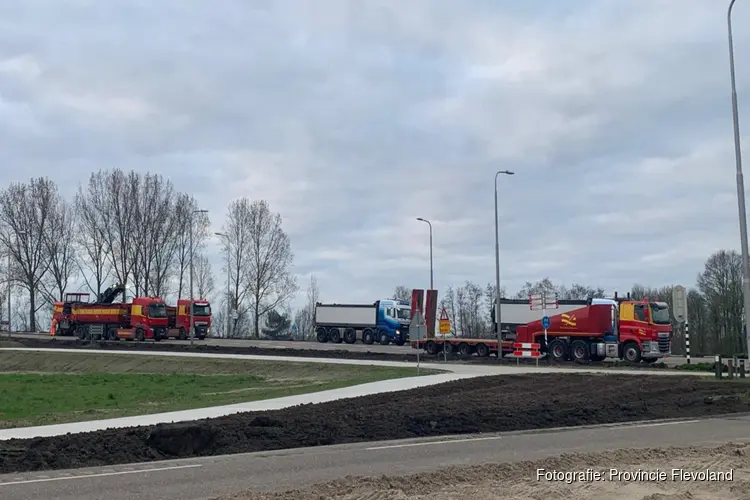 Reisopties richting Elburg tijdens werkzaamheden brug en kruispunt
